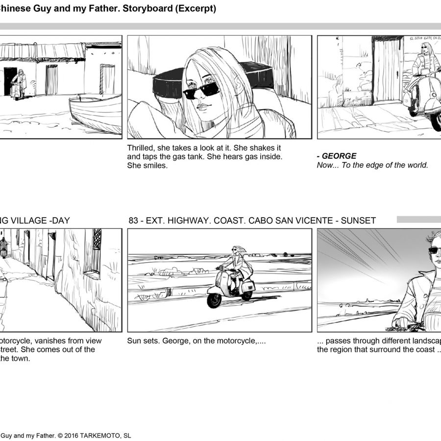 Storyboard para audiovisual de imagen real