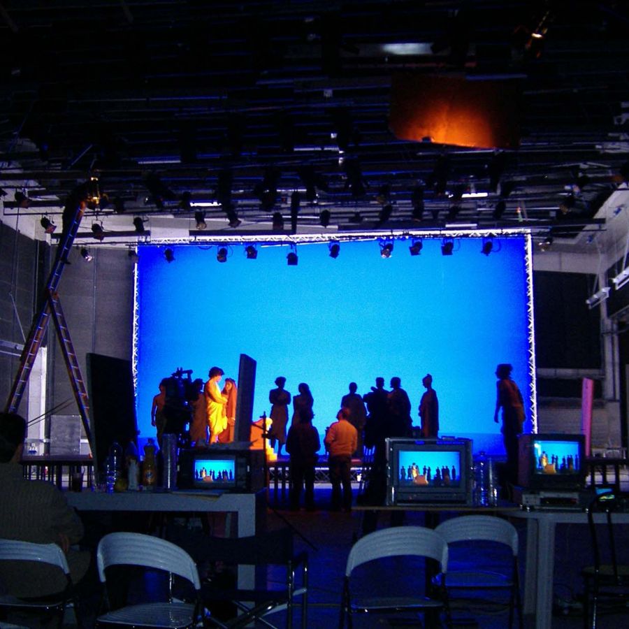 Rodaje en Atenas, Grecia, para el Museo de Arte Cicládico