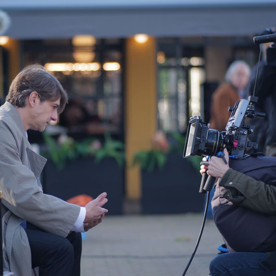 Un momento del rodaje en Sevilla
