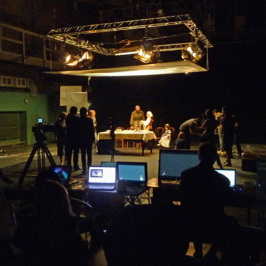 Rodando en los míticos Estudios Mosfilm de Moscú