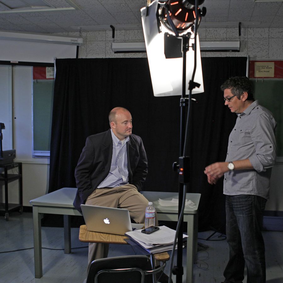Rodaje de entrevistas en San Luis Obispo. California