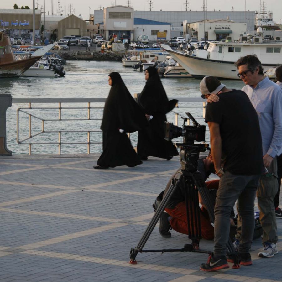 Rodaje en exteriores en Abu Dabi