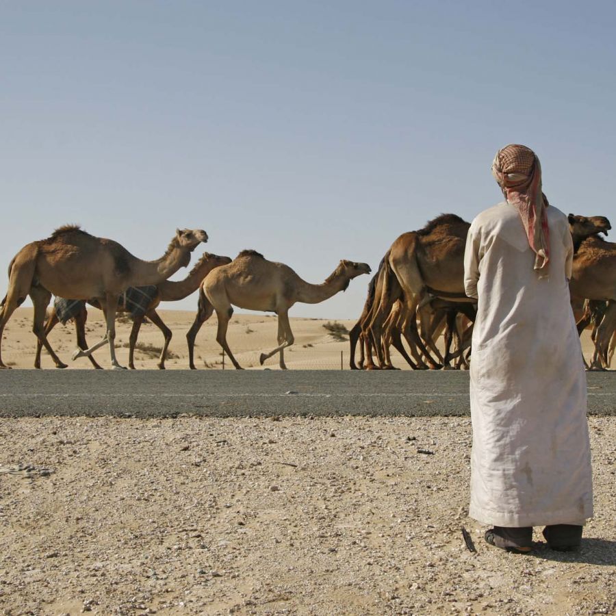 Rodaje en exteriores en Abu Dabi