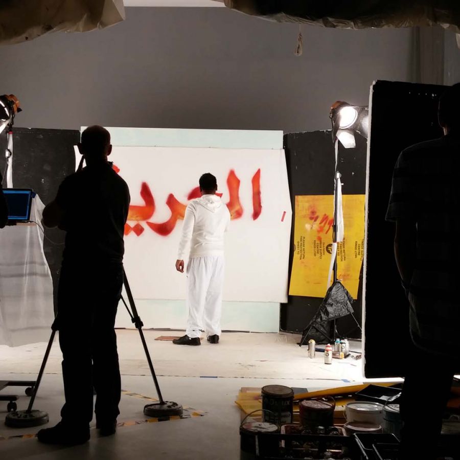 Rodando un timelapse de graffitti