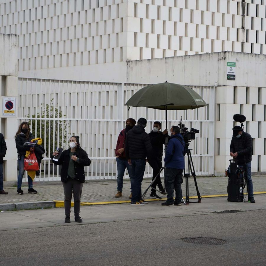 Rodaje en las inmediaciones de San Jerónimo